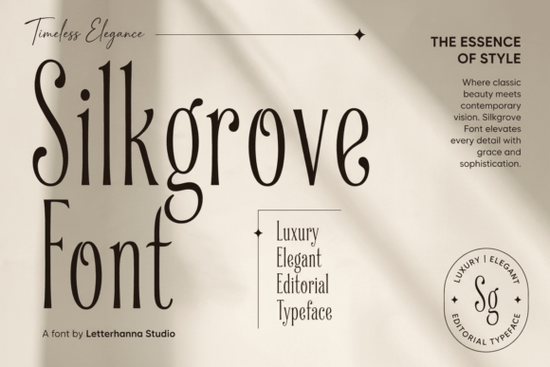 Silkgrove Font